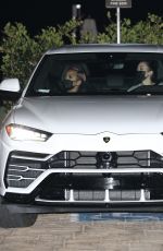 DEMI LOVATO and NOAH CYRIS Night Out in Malibu 02/23/2021
