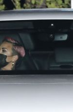 DEMI LOVATO and NOAH CYRIS Night Out in Malibu 02/23/2021
