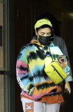 DEMI LOVATO Out and About in Beverly Hills 03/31/2021