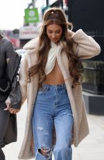 DEMI SIMS and FRANCESCA FARAGO on the Set of The Only Way is Essex 04/06/2021