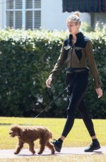 DEVON WINDSOR Out with her Dog in Florida 04/06/2021