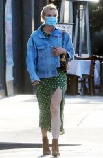 DIANE KRUGER at Katsu-Ya in West Hollywood 04/27/2021
