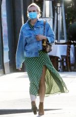 DIANE KRUGER at Katsu-Ya in West Hollywood 04/27/2021