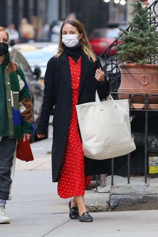 DIANNA AGRON Out Shopping in New York 04/19/2021