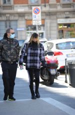DILETTE LEOTTA and Daniele Battaglia Leaves Radio 105 in Milan 04/14/2021
