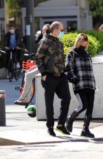 DILETTE LEOTTA and Daniele Battaglia Leaves Radio 105 in Milan 04/14/2021