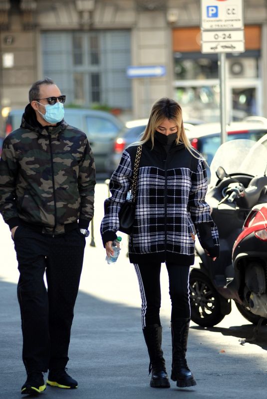 DILETTE LEOTTA and Daniele Battaglia Leaves Radio 105 in Milan 04/14/2021