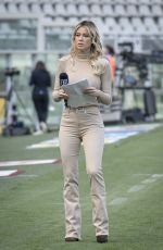 DILETTE LEOTTA at Turin vs Juventus Game at Grande Torino Olympic Stadium 04/03/2021