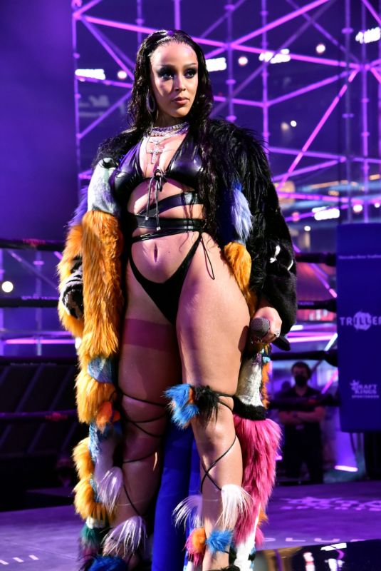 DOJA CAT Performs at Triller Fight Club: Jake Paul vs Ben Askren 04/17/2021