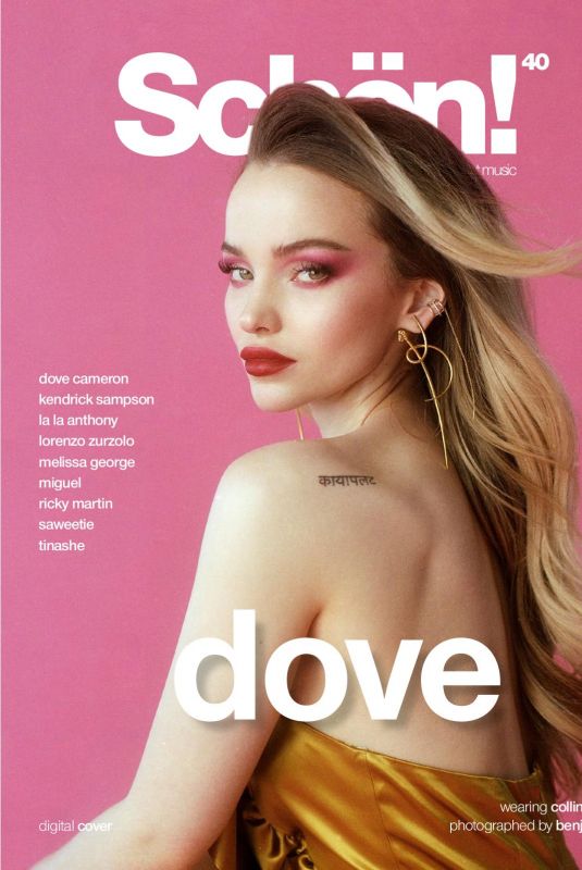 DOVE CAMERON in Schon Magazine, April 2021