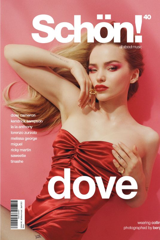DOVE CAMERON on the Cover of Schon! Magazine, April 2021