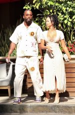 DRAYA MICHELE and Tyrod Taylor at Four Seasons Hotel in West Hollywood 04/11/2021