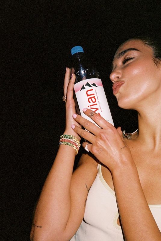 DUA LIPA for Evian Drink True Campaign 2021