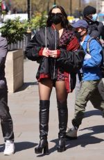 DUA LIPA Leavs BBC Radio One Live Lounge Performance 04/19/2021