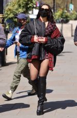 DUA LIPA Leavs BBC Radio One Live Lounge Performance 04/19/2021