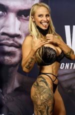 EBANIE BRIDGES Before Fight for WBA Bantamweight Title 04/09/2021