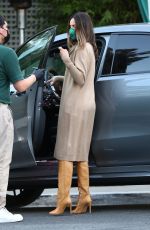 EIZA GONZALEZ Out for Dinner in West Hollywood 03/31/2021