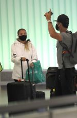 ELENA BELLE THEANNE at LAX Airport in Los Angeles 04/26/2021