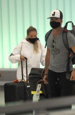 ELENA BELLE THEANNE at LAX Airport in Los Angeles 04/26/2021