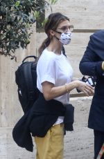 ELISABETTA CANALIS Arrives in Rome 03/28/2021