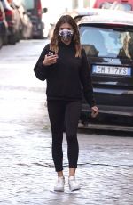 ELISABETTA CANALIS Out Shopping in Rome 04/13/2021