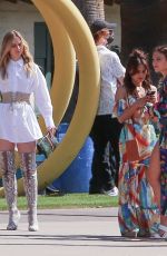 ELIZABETH LAIL and TAYLOUR PAIGE on the Set of Mack & Rita in Palm Springs 04/04/22021