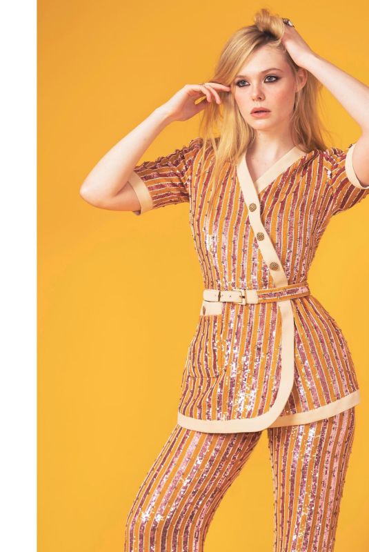 ELLE FANNING - Sag Awards Photoshoot, April 2021