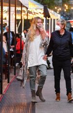 ELLEN DEGENERES and PORTIA DE ROSSI Out for Dinner in Montecito 04/11/2021