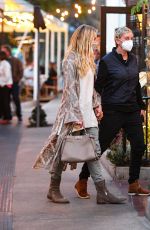 ELLEN DEGENERES and PORTIA DE ROSSI Out for Dinner in Montecito 04/11/2021