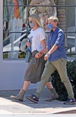 ELLEN DEGENERES and PORTIA DE ROSSI Out in Montecito 04/18/2021