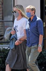 ELLEN DEGENERES and PORTIA DE ROSSI Out in Montecito 04/18/2021