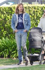 ELSA HOSK and Tom Daly Out with Their Daughter in Los Angeles 04/04/2021