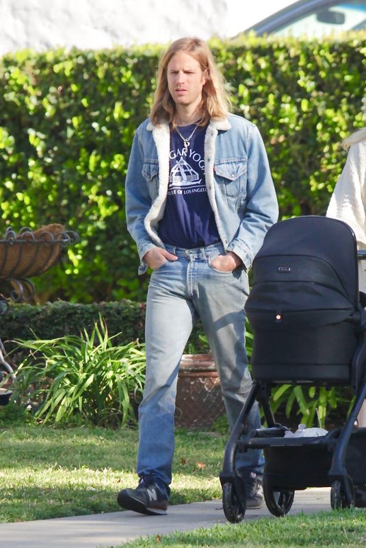 ELSA HOSK and Tom Daly Out with Their Daughter in Los Angeles 04/04/2021