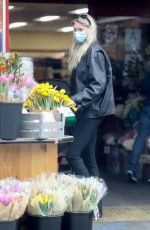 ELSA HOSK Buys Flowers in Los Angeles 04/26/2021