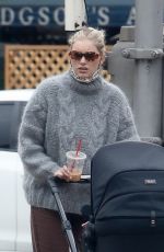 ELSA HOSK Out for a Morning Walk in New York 04/23/2021