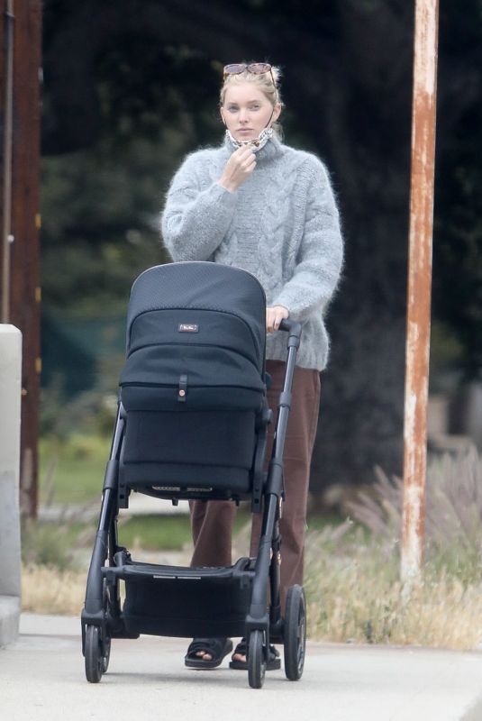 ELSA HOSK Out for a Morning Walk in New York 04/23/2021