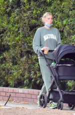 ELSA HOSK Out for Morning Coffee and Pastry in Pasadena 04/21/2021