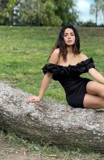 EMERAUDE TOUBIA on the Set of a Photoshoot - Instagram Photos 04/28/2021