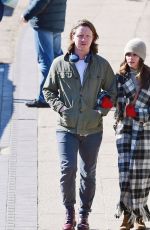 EMILIA CLARKE and Mike Noble Out at Regents Canal in London 04/05/2021