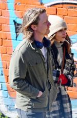 EMILIA CLARKE and Mike Noble Out at Regents Canal in London 04/05/2021