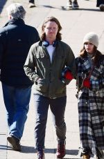 EMILIA CLARKE and Mike Noble Out at Regents Canal in London 04/05/2021