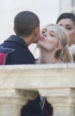 EMILY ALYN LIND on Set of Gossip Girl in New York 04/06/2021