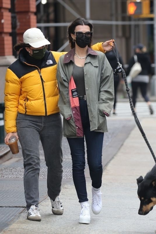 EMILY RATAJKOWSKI and Sebastian Bear McClard Out in New York 04/22/2021