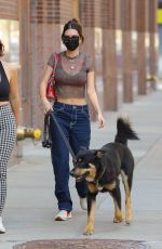 EMILY RATAJKOWSKI Out with Her Dog in New York 04/20/2021