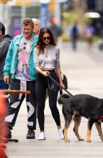 EMILY RATAJKOWSKI Out with Her Dog in New York 04/21/2021