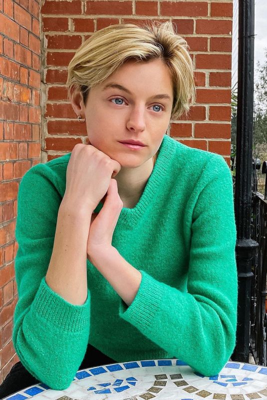 EMMA CORRIN at a Photoshoot, April 2021