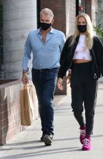 EMMA KROKDAL and Dolph Lundgren at Koontz Hardware Store in West Hollywood 04/12/2021