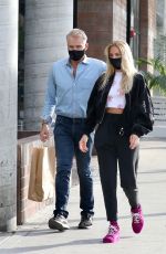 EMMA KROKDAL and Dolph Lundgren at Koontz Hardware Store in West Hollywood 04/12/2021
