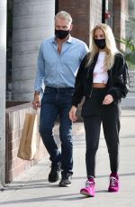 EMMA KROKDAL and Dolph Lundgren at Koontz Hardware Store in West Hollywood 04/12/2021