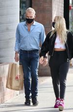 EMMA KROKDAL and Dolph Lundgren at Koontz Hardware Store in West Hollywood 04/12/2021
